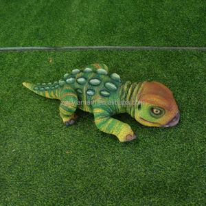 Marionnette de dinosaure bébé Ankylosaurus animatronique réaliste, faite à la main, avec contrôle manuel - Couleur personnalisable, résistante à la corrosion, pour centres commerciaux et aéroports - Product Image 3
