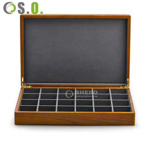 Caja de Joyería de Madera Sólida de Alta Gama Shero Luxury Premium, con Múltiples Compartimentos, Color y Tamaño Personalizables, para Guardar Anillos, Pulseras y Collares - Product Image 1