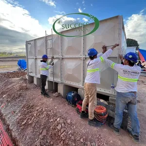Botswana secional purificado beber água tanque FRP tanque armazenamento GRP tanque