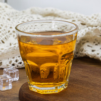 Bar KTV Restaurant Tasse à bière Tasse à eau potable en verre trempé Tasse octogonale trempée
