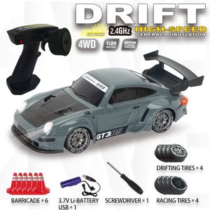 <strong>1</strong>/20 Scale <strong>4</strong> Channel <strong>Remote</strong> <strong>Control</strong> Electric Drift RC Car with USB Cable <strong>Control</strong> Drifting Sports Car 20km/h High Speed Rc Car - Product Image 6