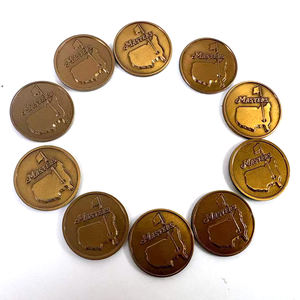 Marqueur de balle de golf premium USA Master embossé double face 25 mm pour clip magnétique de chapeau, prêt à être expédié - Product Image 5