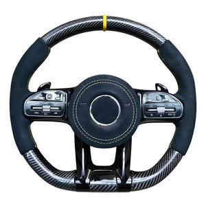 <span class=keywords><strong>Volant</strong></span> de direction en fibre de carbone pour Mercedes Benz W205 W222 W212 <span class=keywords><strong>ML</strong></span> <span class=keywords><strong>W163</strong></span> W164 GLB X247 GLS X166 GLS63 AMG - Product Image 6