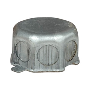5 cm de profundidad 1,6mm de espesor 3/4 pulgadas Knockouts Caja eléctrica de metal galvanizado octogonal - Product Image 3