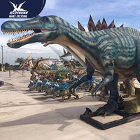 Dinosaure T-Rex animatronique réaliste grandeur nature pour parc à thème jurassique