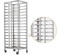 Plateau de cuisson en aluminium 2 en 1, chariot de plaque à pain Gn feuille de chignon, grille de refroidissement du four, chariot de boulangerie