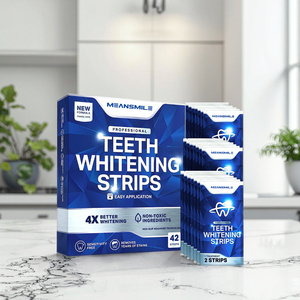 Tiras Blanqueadoras de Dientes <span class=keywords><strong>en</strong></span> Gel para Uso Doméstico, Pegamento para Reparación de Dentaduras y Pintura Bucal, Paquete <span class=keywords><strong>en</strong></span> Caja, Marca Privada - Product Image 1
