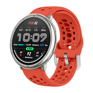 Beiziye 20mm correas de reloj de silicona suave transpirable Huami para Active <span class=keywords><strong>2</strong></span> BIP3/3 Pro GTS2/2E/<span class=keywords><strong>2</strong></span> <span class=keywords><strong>Mini</strong></span>/3/4 GTR <span class=keywords><strong>Mini</strong></span> Correa Universal - Product Image 5