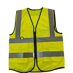 سترة أمان عاكسة عالية الوضوح وردية اللون من النسيج الشبكي، قابلة للتنفس، مناسبة للبناء وركوب الدراجات، قابلة للتخصيص بألوان فلورية - Product Image 2