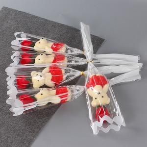 Orsacchiotto di <span class=keywords><strong>Peluche</strong></span> Personalizzato con Bouquet di Rose per Regalo di San Valentino - Product Image 5