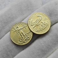 Pièces de monnaie commémoratives « American Gold Eagle » de 5 dollars des États-Unis de 1986, cadeaux, décoration de la maison