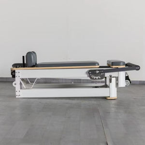 Contour cadre en alliage d'aluminium peu encombrant 6 printemps pliable Pilates réformateur <span class=keywords><strong>assis</strong></span> boîte plate-forme debout pour Pilates Studio - Product Image 3