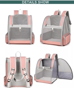Custom Pet <b>Dog</b> <b>Carrier</b> Stylish Shoulder Folding Portable Breathable Pet <b>Backpack</b> - Product Image 4