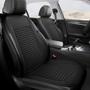 Nuevo diseño, funda de asiento de coche Universal Four Seasons, ribete de cuero para todos los coches, funda de asiento de coche, cojín de asiento frío de verano