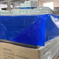 Housses de palette extra épaisses pour la logistique d'entrepôt, doublures en plastique PE résistantes aux déchirures et étanches