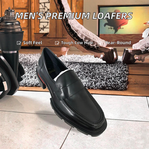 รองเท้าโลฟ<span class=keywords><strong>เฟอร์</strong></span>หนังเย็บมือสำหรับผู้ชายจาก Ferragamo ให้ความสบายและสไตล์ระดับพรีเมียม - Product Image 2