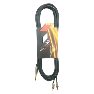 <span class=keywords><strong>Cable</strong></span> Premium de alta fidelidad de 6,35mm a 2RCA <span class=keywords><strong>Cable</strong></span> de audio 6,35 a 2RCA <span class=keywords><strong>Cable</strong></span> de audio <span class=keywords><strong>RCA</strong></span> <span class=keywords><strong>Jack</strong></span> de 6,35mm para HDTV y computadora - Product Image 6