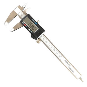 Micrometro Elettronico in Acciaio Inossidabile, Calibro Digitale con Schermo LCD, Funzione di Spegnimento Automatico, Conversione <span class=keywords><strong>Pollici</strong></span>/<span class=keywords><strong>Millimetri</strong></span> 0-150mm/0-6" - Product Image 1