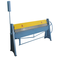 Machine à cintrer manuelle pour tôle métallique de 1,5 mm d'épaisseur et de 1500 mm de longueur, outil de cintrage de plaques à commande manuelle