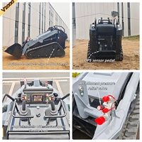 Minipala compatta cingolata con operatore a bordo, capacità di carico 1500 kg, modello V2000 |   Motore Cummins Certificato EPA con Garanzia di 1 Anno