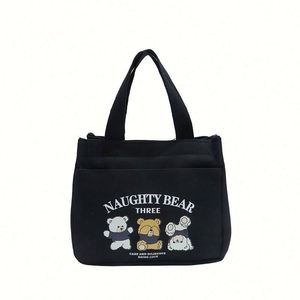 Custom-sized Solid-color Eco-friendly Canvas Handbagscasual Single-shoulder <b>Handbags</b> and Student Bags - Product Image 5