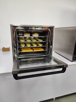 Four électrique de convection de four de vapeur de Combi avec le matériel d'acier inoxydable de plateaux de la fonction 60L 4 de vapeur