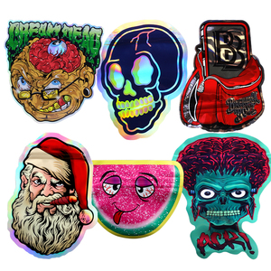 In stock Custom 3.5g Candy Mylar Bags Resealable Smell Proof Matte Die <b>Cut</b> Mylar Bags 3.5g 7g 14g 28g for Flower Candy ODM - Product Image 1