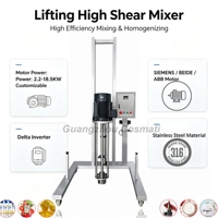 Homogénéisateur mobile à cisaillement élevé pour crème cosmétique, agitateur pour shampoing, lotion corporelle, dispersant pour poudre liquide et dentifrice