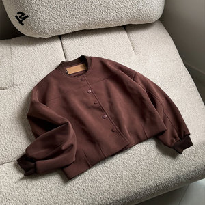 Tuta in Cotone Personalizzata con Bottoni <span class=keywords><strong>Abbigliamento</strong></span> Femminile di Alta Qualità Set Due Pezzi Felpa e Pantaloni per Autunno Inverno - Product Image 4