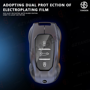 Pour Peugeot 208 308 408 2008 3008 4008 5008 Citroën C3 C4 C5 C4L C6 DS3 <span class=keywords><strong>DS4</strong></span> DS5 – Coque de clé télécommande de voiture en alliage de zinc - Product Image 6