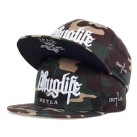 Gorras de Béisbol Personalizadas al por Mayor de Alta Calidad, 6 Paneles, Bordado 3D, Visera Plana, Estilo Hip Hop, Moda Urbana