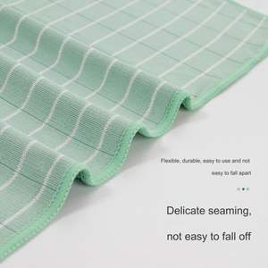 Paños de Limpieza de Bambú Antibacterianos al por Mayor, Paños de Microfibra Absorbentes con Rayas para Cocina - Product Image 4