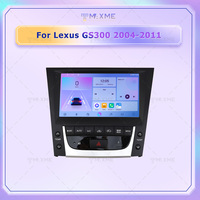 Global Terbaik penjualan GPS mobil Multimedia bingkai Video untuk Lexus GS300 2004-2011 Matte hitam Set lengkap bingkai pemegang pemutar mobil