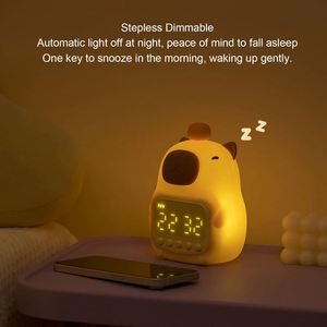 Smart Alarm <b>Clock</b> Night Light - Bedroom Bedside Lamp & Decorative Mood Light Friendly Digital Controls for Both <b>Kids</b> and Adults - Product Image 5