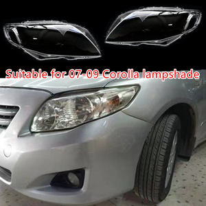 Coques de phares pour Toyota <span class=keywords><strong>Corolla</strong></span> 2007 09 2010 <span class=keywords><strong>14</strong></span> 18 19 22 24, caches de lentilles de phares avant transparents - Product Image 1