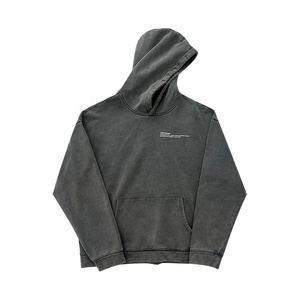 Sweats à capuche de luxe pour hommes en gros, effet délavé à l'acide, <span class=keywords><strong>420</strong></span> g/m², effet délavé à la pierre, effet vieilli - Product Image 1