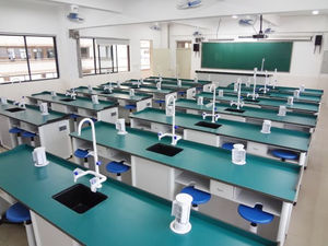 Equipo de muebles de laboratorio de <span class=keywords><strong>computación</strong></span> escolar con top de banco de laboratorio de cerámica de Laboratorio de Ciencia - Product Image 5