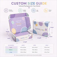 Boîtes cadeaux en carton ondulé personnalisées pour bébés, enfants, jouets, vêtements, biberons, sucettes