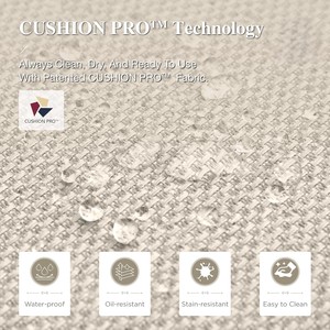 Silla de Ratán para Exteriores con Cojín Suave, Estructura de Hierro, Silla de Comedor, Silla de Jardín, Apta para Parques, Césped y Terrazas - Product Image 5