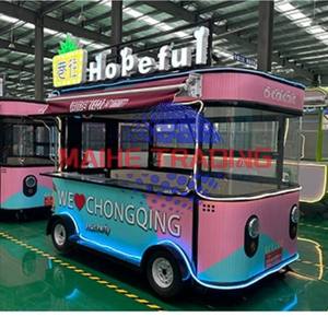 Carrito de Comida Ambulante Personalizado para Interiores, Quiosco de Comida, Camión de Comida Eléctrico, Cocina Móvil, Camión de Comida, Autobús para Fiestas - Product Image 2