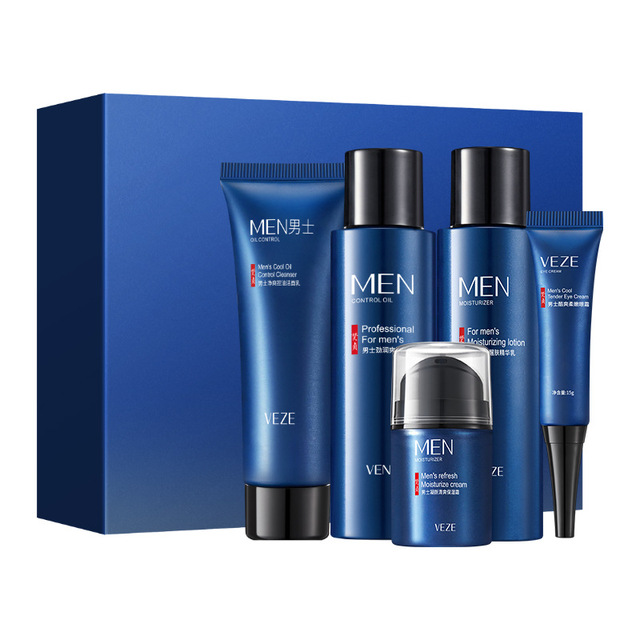 OEM Men Skin Care Deep Hydrating Moisturizing Oil-control Face Skincare Set Men's Skin Care Products