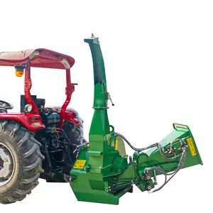 Tractor móvil grande de China, máquina trituradora de madera atv, motor bx62s, alimentador hidráulico pto