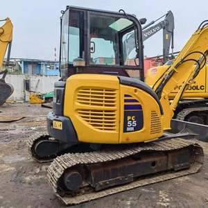 Excavadora hidráulica sobre orugas Komatsu PC55MR usada, motor y bomba a precio de fábrica de 5,5 toneladas, componentes incluidos para Guyana - Product Image 2
