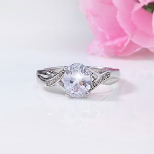 Bagues ovales en argent sterling 925 de style vintage torsadé pour femmes - Product Image 5