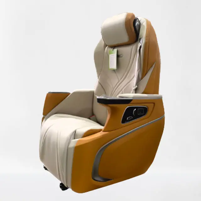 Offre Spéciale siège de voiture en cuir de luxe à rangée moyenne Van siège de voiture électrique pour les affaires siège de voiture inclinable de luxe