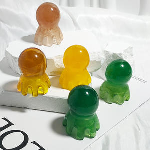 Brosse de massage DIY en résine à huit griffes pour le corps entier, outil de soin beauté pour le ventre, grattoir de méridiens naturel en forme de pieuvre - Product Image 1