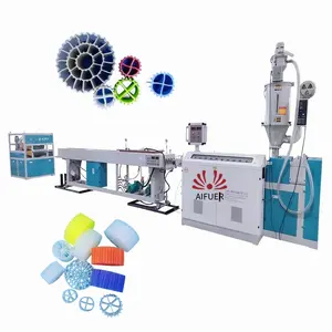 Water treatment aquaculture bio filter media extrusion making machine production line