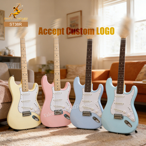 <span class=keywords><strong>Chitarra</strong></span> <span class=keywords><strong>elettrica</strong></span> OEM ST di alta qualità Corpo in legno di Paulownia Cina Made SSH Pickup Chitarre all'ingrosso a buon mercato - Product Image 1