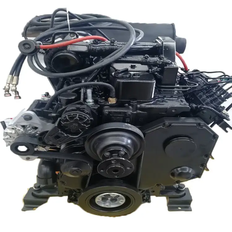 Silindir 4BT3.9 4BTA3.9 su pompası dizel motoru montaj sıcak satış yüksek performans 4 standart 4bt Cummins motor Contact - 1 adet