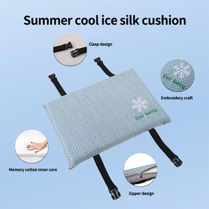 Cojín de Algodón con Memoria, Fresco y Cómodo para Verano, para Estudiantes y Profesores, para Uso en Dormitorios, Estilo Puff, Almohada Lumbar Suave - Product Image 4